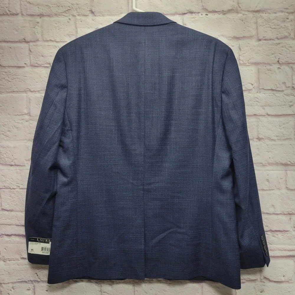 NEW Lauren Ralph Lauren Plaid Ultraflex Blazer Mens 39S‎ Preppy Stretch Classic